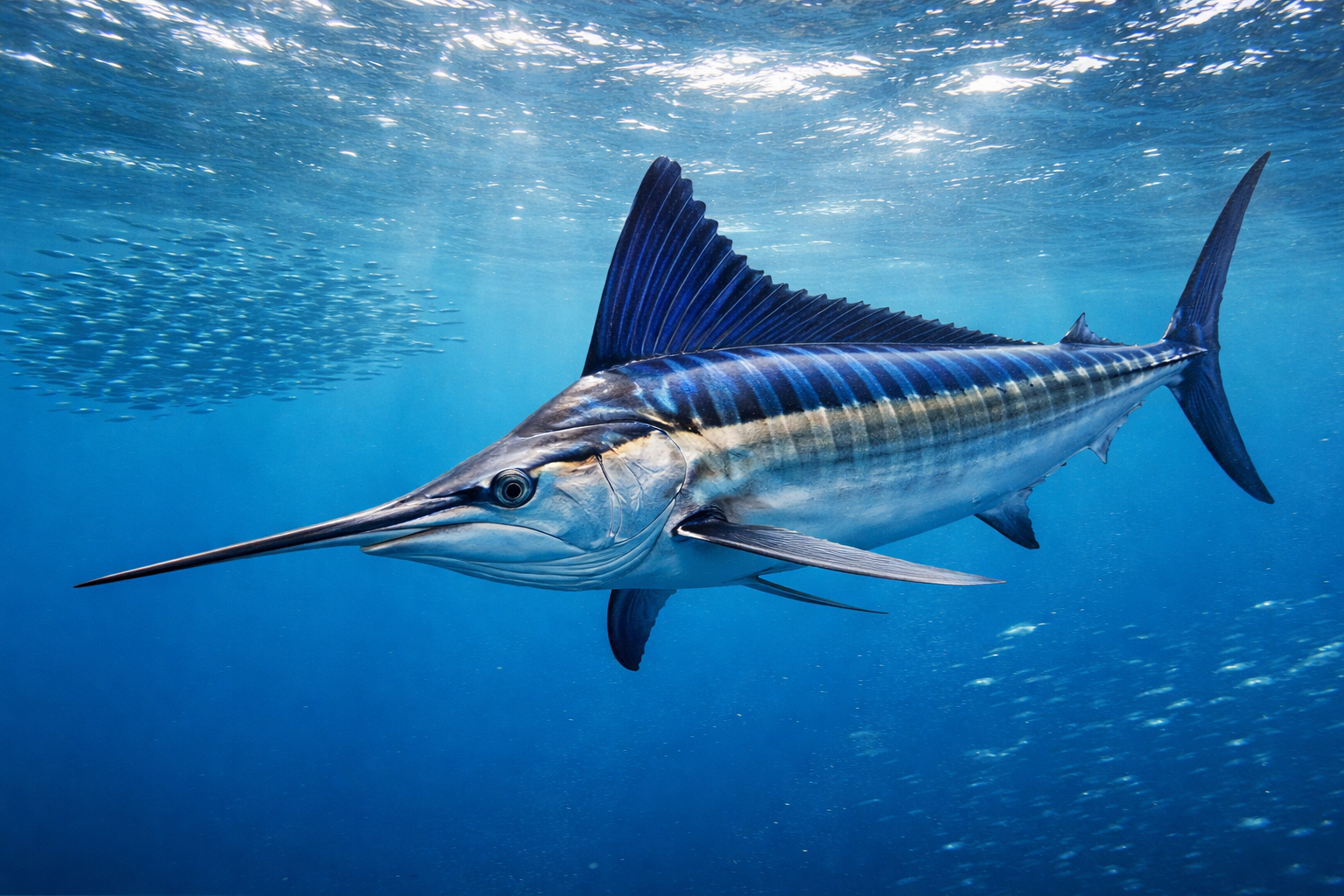 Zrakoperke Ribe Beli marlin: biologija, stanište i uloga u okeanu